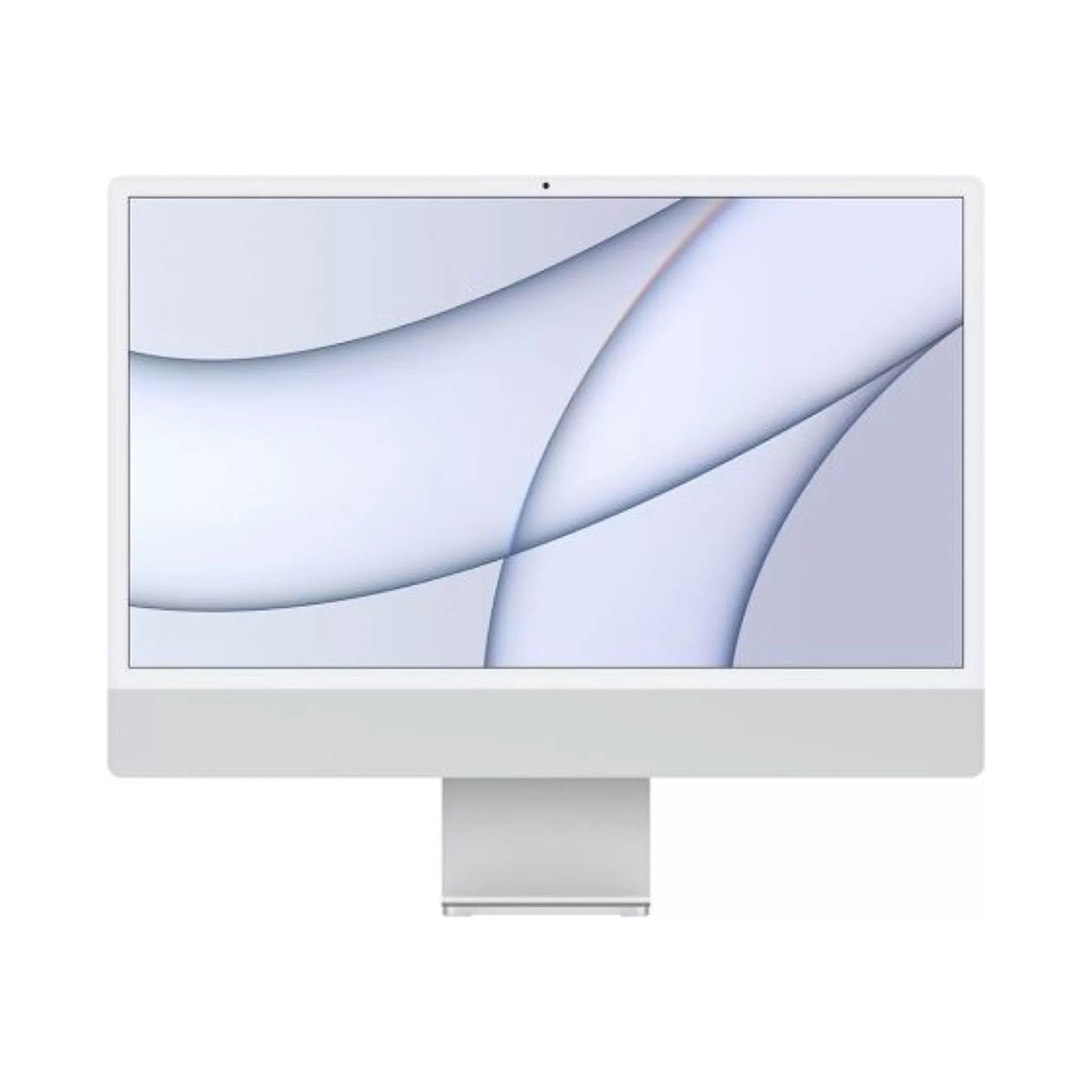 Моноблок Apple iMac 24" Retina 4,5K, M1 (7-core GPU), 8 ГБ, 256 ГБ (MGTF3), серебристый