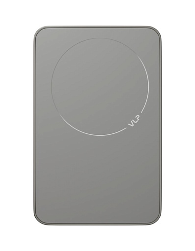 Внешний аккумулятор "vlp" Diamond Energy MagSafe, Qi2, 5000 mAh, натуральный титан