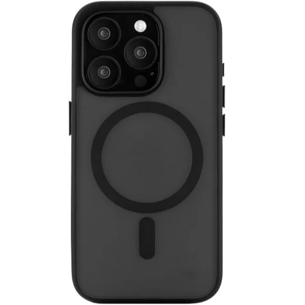 Чехол защитный uBear Cloud Mag Case, iPhone 16 Pro Max, MagSafe, черный