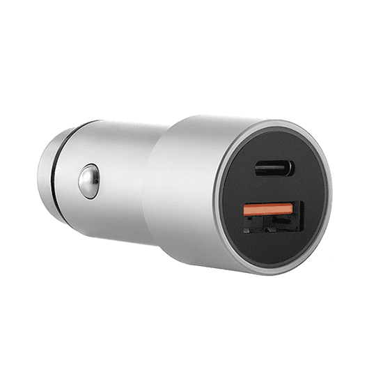 Автомобильное зарядное устройство uBear Ride USB-A + USB-C, PD, 20Вт