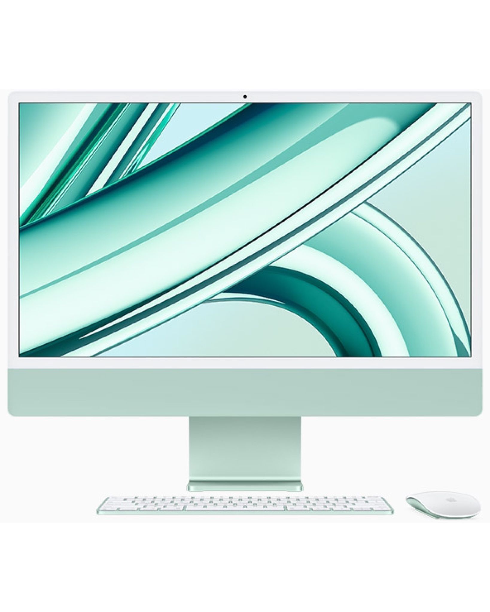 Моноблок Apple iMac 24" Retina 4,5K, M3 (8C CPU, 10C GPU, 2023), 8 ГБ, 256 ГБ SSD, зеленый