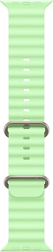 Apple Watch Ultra 3 49 мм, корпус из натурального титана, ремешок Ocean неоново-зеленого цвета